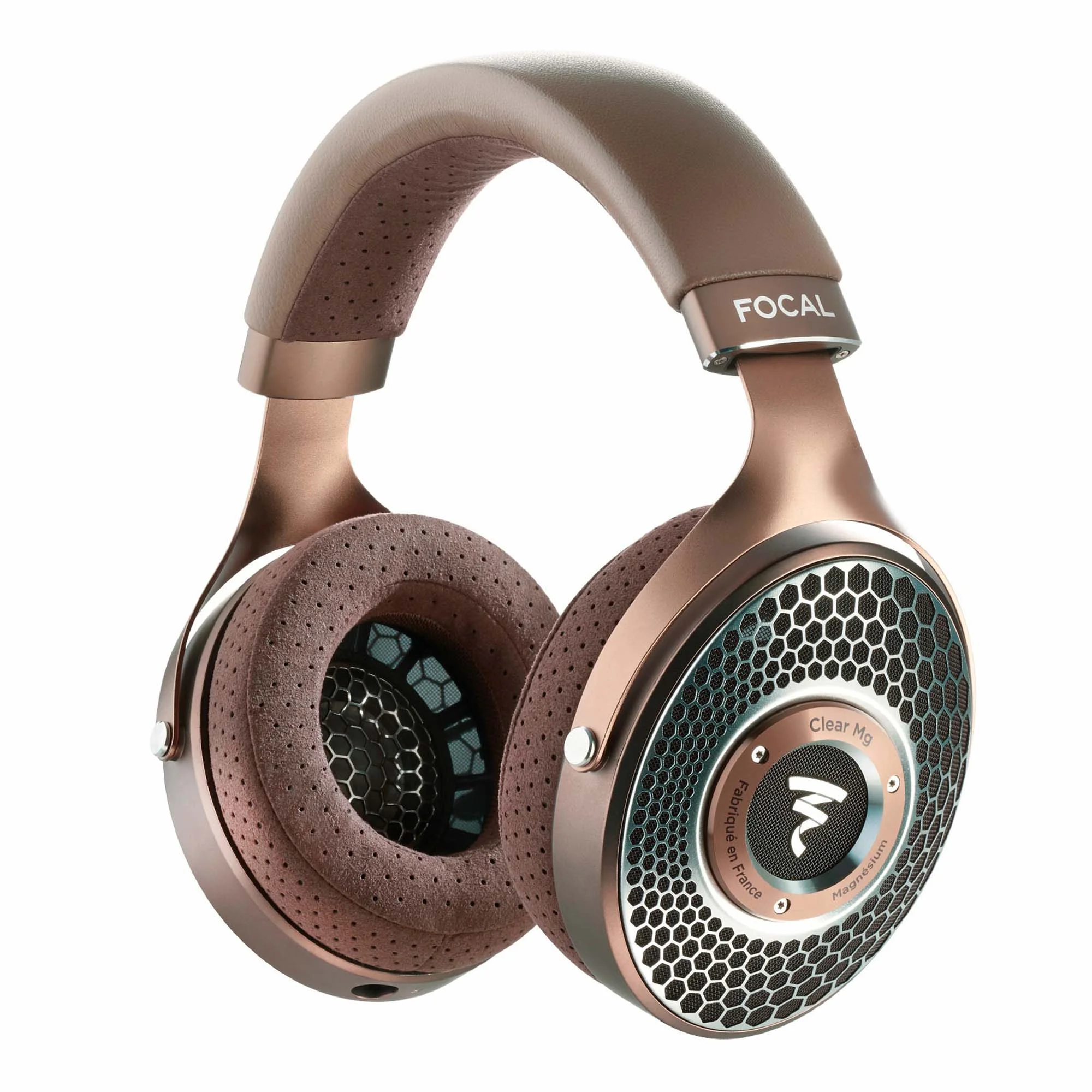 наушники focal clear mg brown