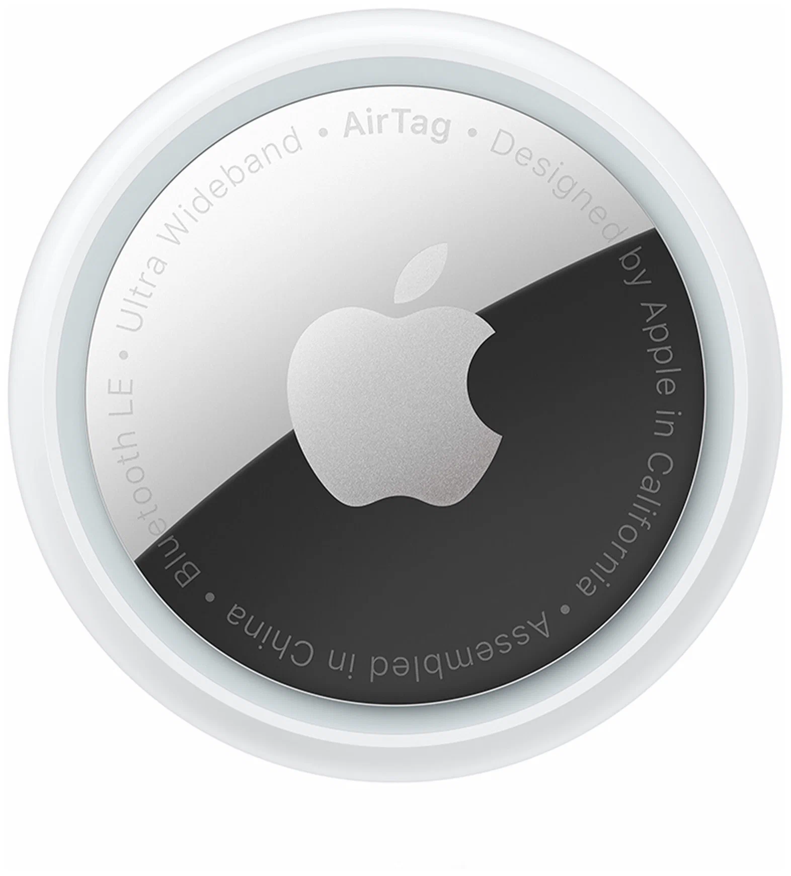 Трекер Apple AirTag Gen 2 (2026) белый/серебристый, 1 шт.