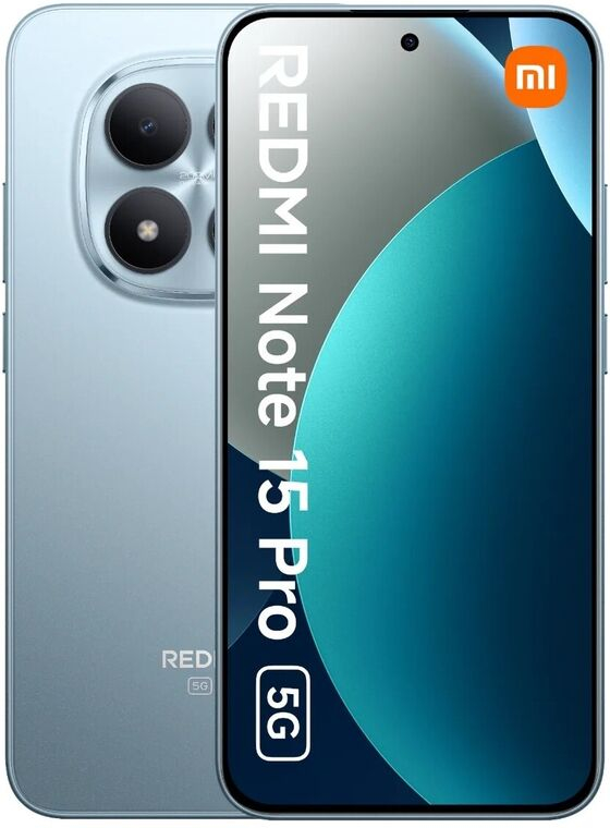 смартфон xiaomi redmi note 15 pro 5g 8/256 гб glacier blue