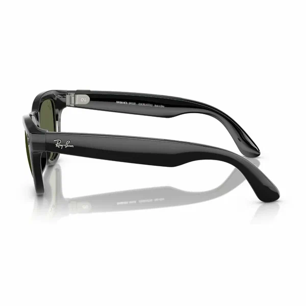 умные очки ray-ban meta skyler (l), rw4010 shiny black/g15 green