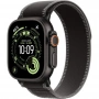 умные часы apple watch ultra 3 49 black titanium case with m/l black/charcoal trail loop