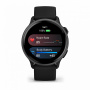 умные часы watch garmin vivoactive 6 slate with black silicone