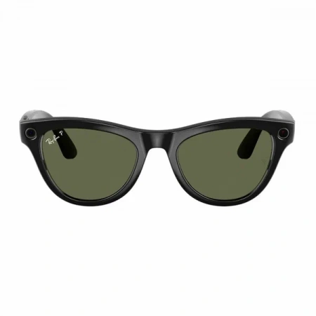 умные очки ray-ban meta skyler (l), rw4010 shiny black/g15 green умные очки ray-ban meta skyler (l), rw4010 shiny black/g15 green