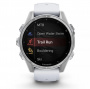 умные часы watch garmin fenix 8 43 amoled sapphire soft gold with whitestone 010-02903-18