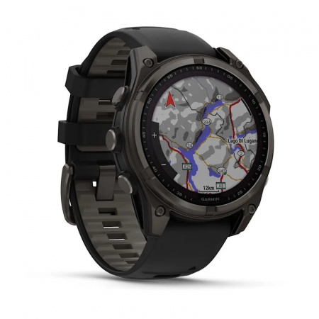 умные часы watch garmin fenix 8 51 solar sapphire carbon gray dlc titanium 010-02907-70