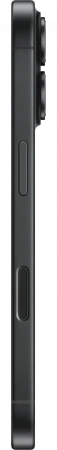 смартфон apple iphone 16 128 гб, black (nano-sim + esim)