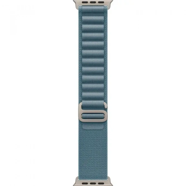 умные часы apple watch ultra 3 49 natural titanium case with s light blue alpine loop