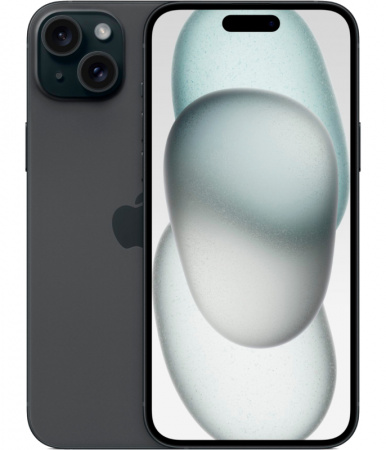 смартфон apple iphone 15 128 гб, black (nano-sim + nano-sim)