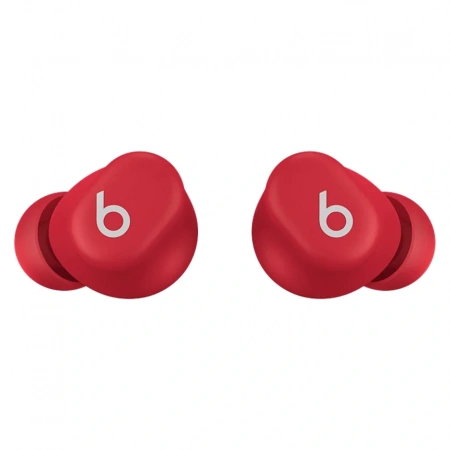 наушники beats solo true wireless buds transparent red