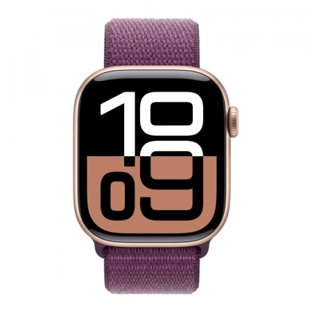 умные часы apple watch s10 42 mm rose gold aluminum case sport loop