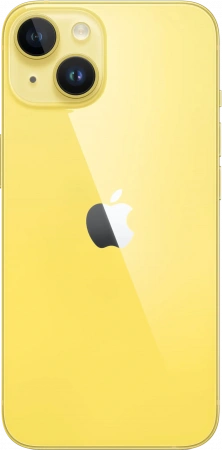 смартфон iphone 14 plus 256 гб yellow (nano-sim + esim)
