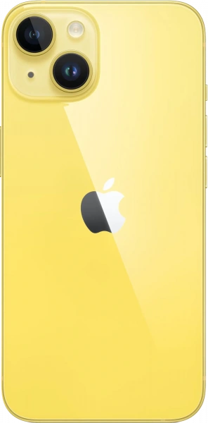 смартфон iphone 14 plus 256 гб yellow (nano-sim + esim)