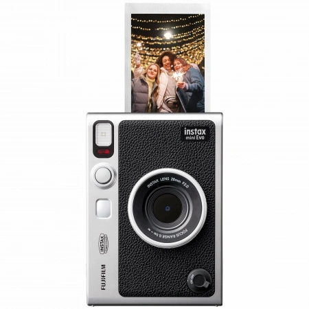 фотоаппарат моментальной печати fujifilm instax mini evo usb black