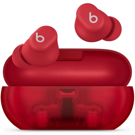 Наушники Beats Solo True Wireless Buds Transparent Red