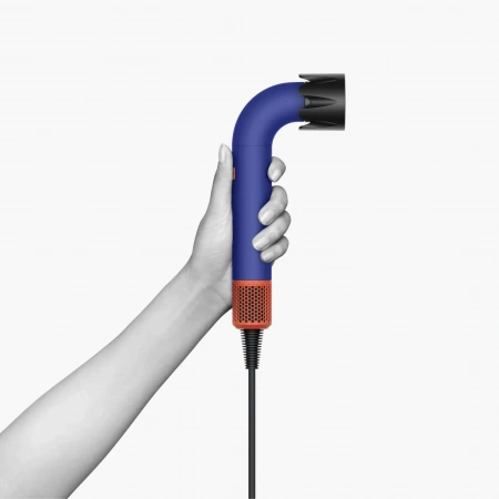 фен dyson hd18 supersonic r pro vinca blue/topaz orange