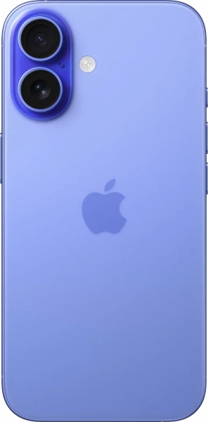 смартфон apple iphone 16 128 гб, ultramarine (nano-sim + esim)