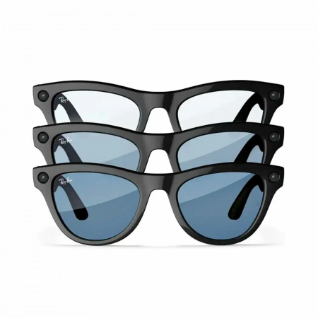 умные очки ray-ban meta skyler (m), rw4010 shiny black/transitions cerulean blue умные очки ray-ban meta skyler (m), rw4010 shiny black/transitions cerulean blue