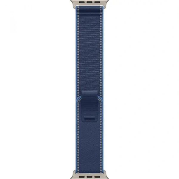 умные часы apple watch ultra 3 49 natural titanium case with m/l blue/bright blue trail loop