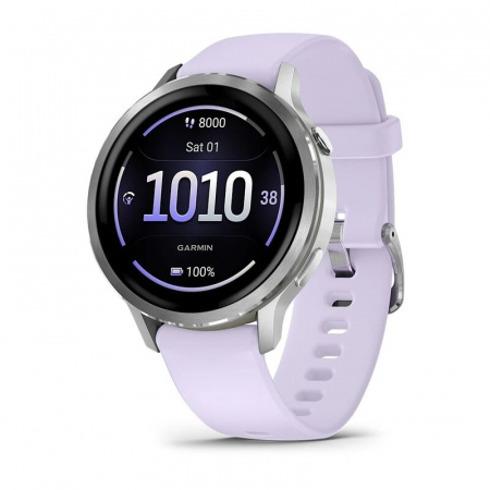 Умные часы Watch Garmin Venu 4 41 mm Silver Purple 010-03013-01