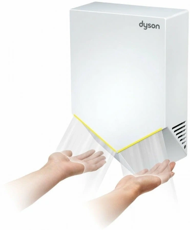 электрическая сушилка для рук dyson airblade hu02 white