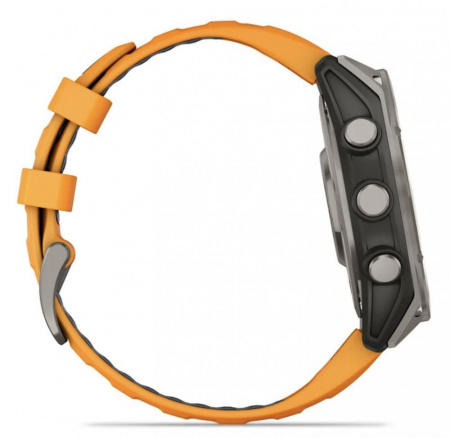 умные часы watch garmin fenix 8 51 amoled sapphire titanium spark orange 010-02905-11