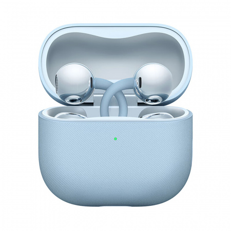 беспроводные наушники huawei freeclip blue