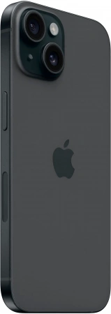 смартфон apple iphone 15 128 гб, black (nano-sim + nano-sim)