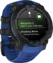 умные часы watch garmin instinct 3 50 amoled black with black/bolt blue band 010-03020-03
