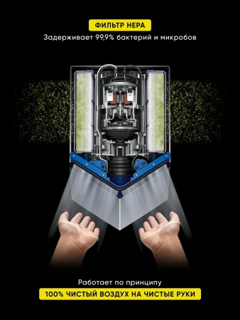 электрическая сушилка для рук dyson airblade hu02 white