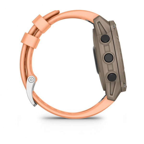 умные часы watch garmin descent g2, paloma with shell pink silicone 010-02986-01