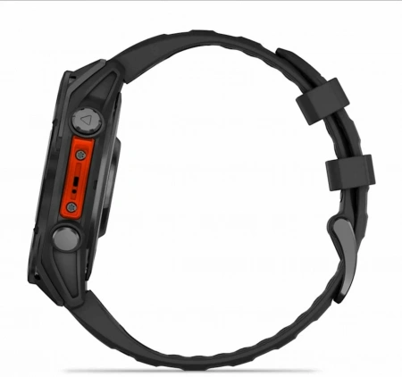 умные часы watch garmin fenix 8 43 amoled sapphire carbon gray dlc titanium with black silicone умные часы watch garmin fenix 8 43 amoled sapphire carbon gray dlc titanium with black silicone