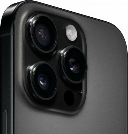 смартфон apple iphone 16 pro max 256 гб, black titanium (nano-sim + nano-sim)