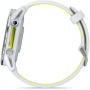 умные часы watch garmin forerunner 970 47mm titanium whitestone/yellow 010-02969-61