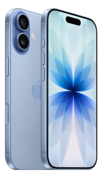 смартфон apple iphone 17 256 гб, mist blue (esim)