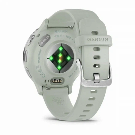 умные часы watch garmin venu 3s silver stainless sage grey 010-02785-51