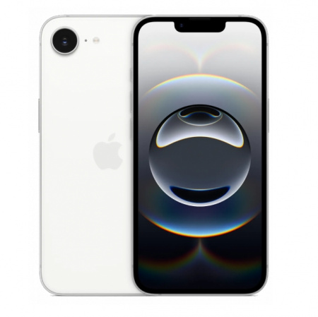 смартфон apple iphone 16e 128 гб white (nano-sim + esim)