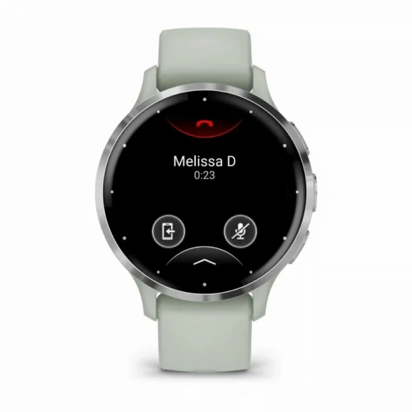 умные часы watch garmin venu 3s silver stainless sage grey 010-02785-51