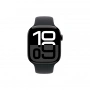 умные часы apple watch s10 46 mm jet black aluminum case sport band m/l