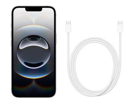 смартфон apple iphone 16e 128 гб white (nano-sim + esim)