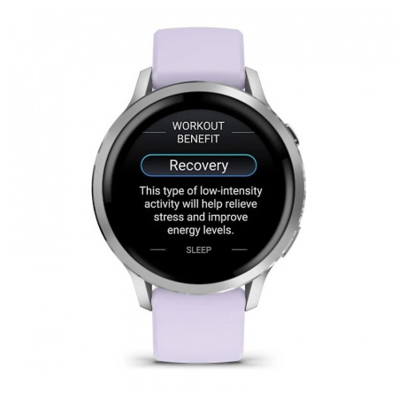 умные часы watch garmin venu 4 41 mm silver purple 010-03013-01