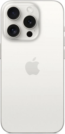 смартфон apple iphone 15 pro 512 гб, white titanium (nano-sim + esim)