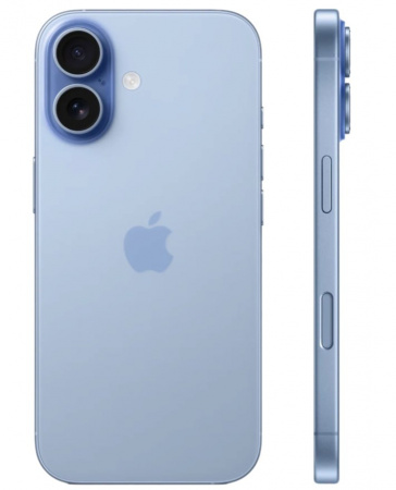 смартфон apple iphone 17 256 гб, mist blue (dual sim)