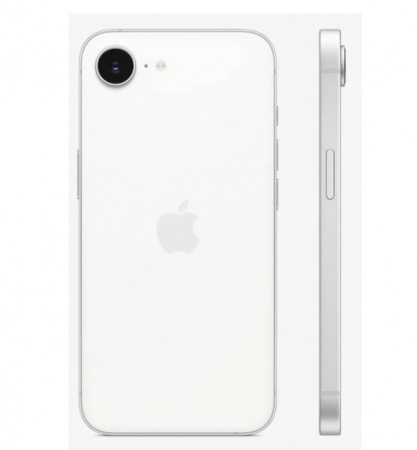 смартфон apple iphone 16e 128 гб white (nano-sim + esim)